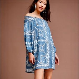 Anthropologie x Plenty by Tracy Reese Off shoulder dress NEW condition Size XL